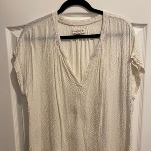 Cap sleeve blouse